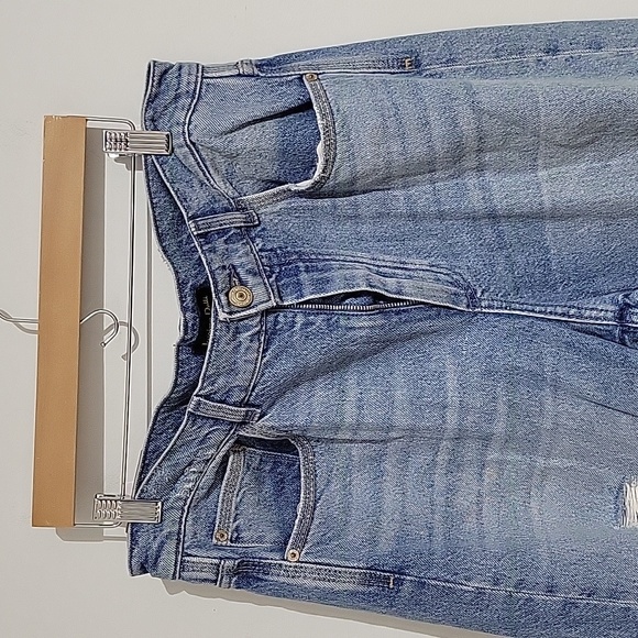 Rigid blue denim jeans - Picture 2 of 8